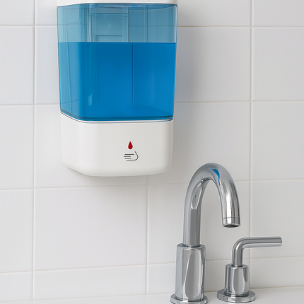 Wall-Mounted Liquid Soap Dispenser – Touchless Hand Sanitizer & Soap Dispenser for Bathroom, Kitchen & Office
