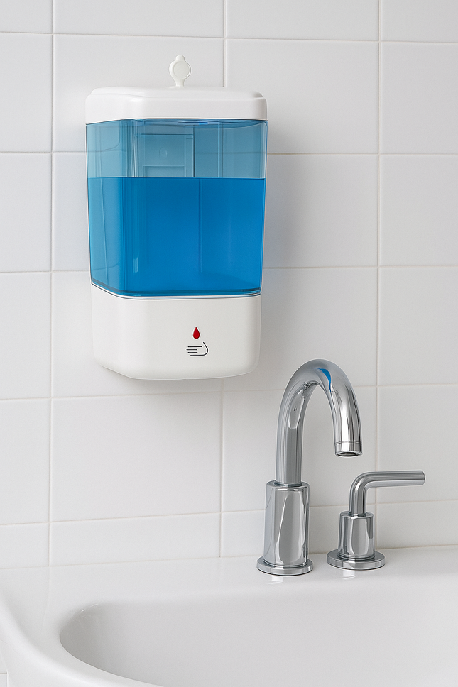 Wall-Mounted Liquid Soap Dispenser – Touchless Hand Sanitizer & Soap Dispenser for Bathroom, Kitchen & Office