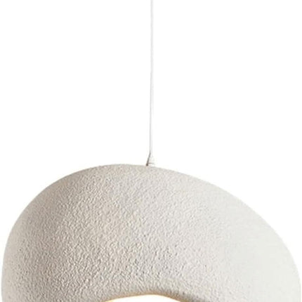 Nordic Simplicity Chandelier Wabi-sabi Resin Pendant Light Japanese Style Restaurant Hanging Lamp Adjustable E27 Lighting Fixture, for Kitchen Restaurant (Type B, Size : 30 * 18cm)