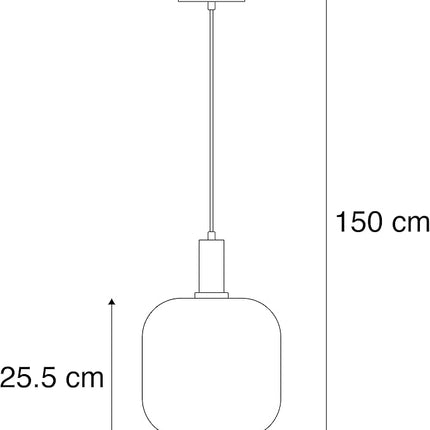 Modern Glass Pendant Light, Smoke Grey Shade with Brass Fixture (2pcs Pack), Single Hanging Lamp, Designable hanging lights for bedroom, dinning, hotels, resorts