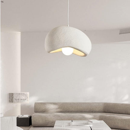 Nordic Simplicity Chandelier Wabi-sabi Resin Pendant Light Japanese Style Restaurant Hanging Lamp Adjustable E27 Lighting Fixture, for Kitchen Restaurant (Type B, Size : 30 * 18cm)