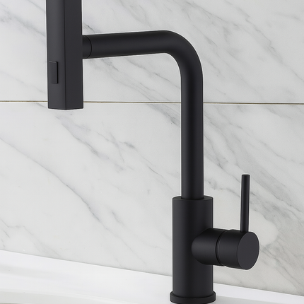Modern Kitchen & Bathroom Faucet – Square Head Design