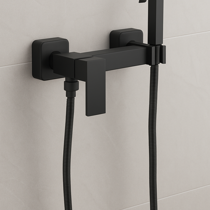 Wall Mounted Toilet Shower Faucet with Handheld Bidet Sprayer